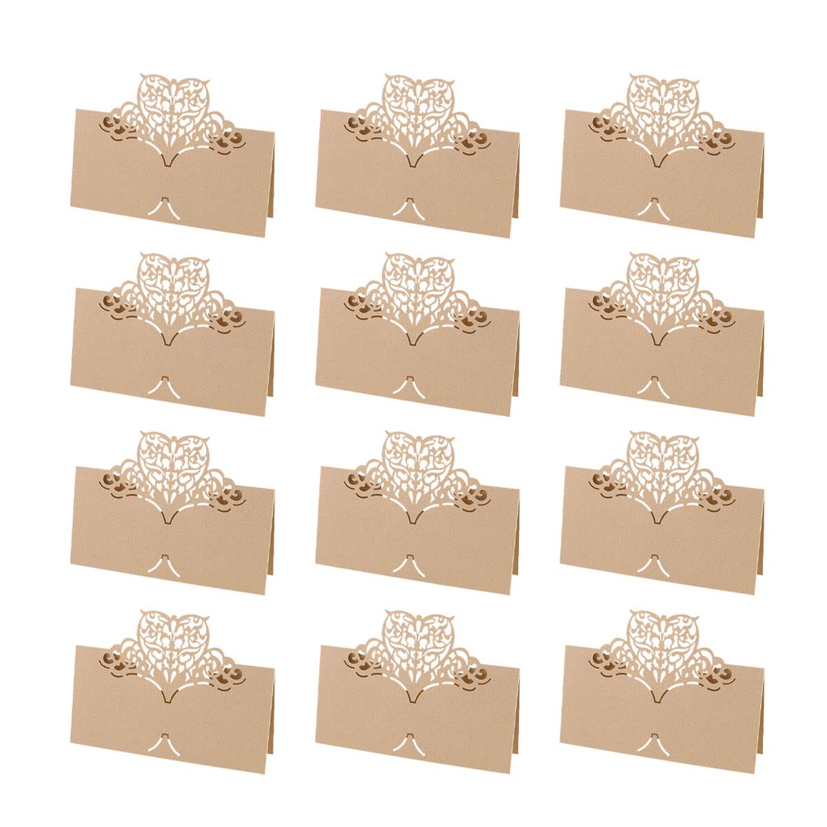 Amazon | OUNONA 結婚式 座席札 席札 用紙 ウェディング 枚セット